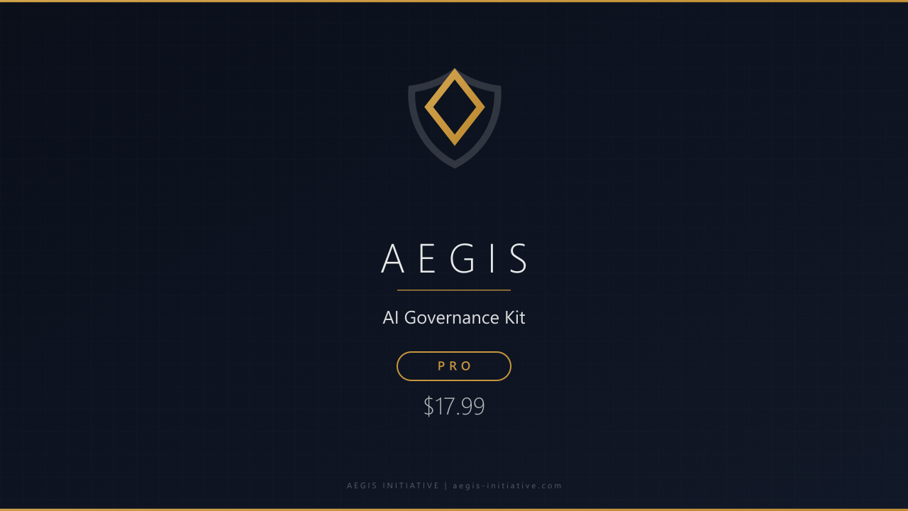 AEGIS™ SMB Governance Toolkit Pro Edition