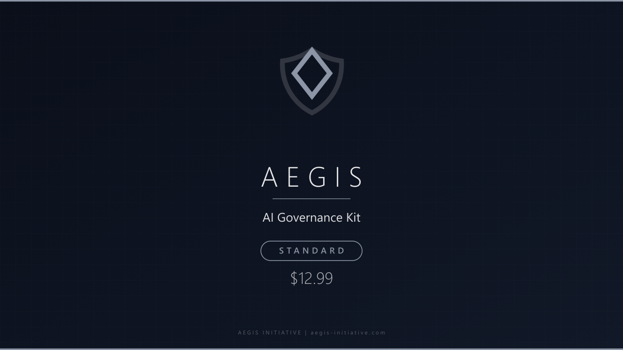 AEGIS™ SMB Governance Toolkit Standard Edition